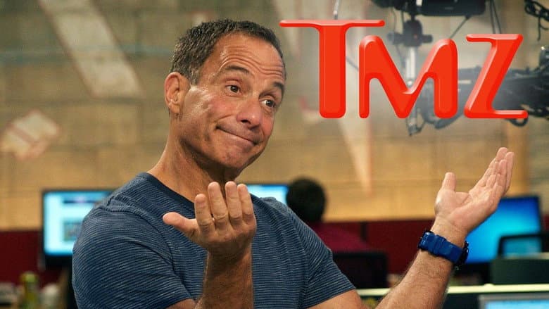 Backdrop from TMZ on TV