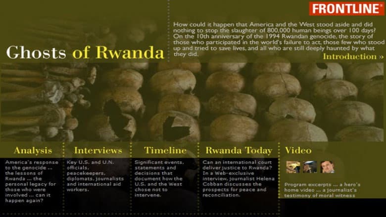 Backdrop from Ghosts of Rwanda