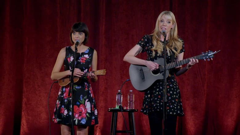 Backdrop from Garfunkel and Oates: Trying to be Special