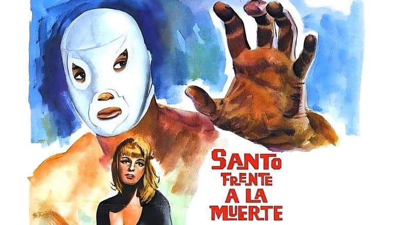 Backdrop from Santo Faces Death