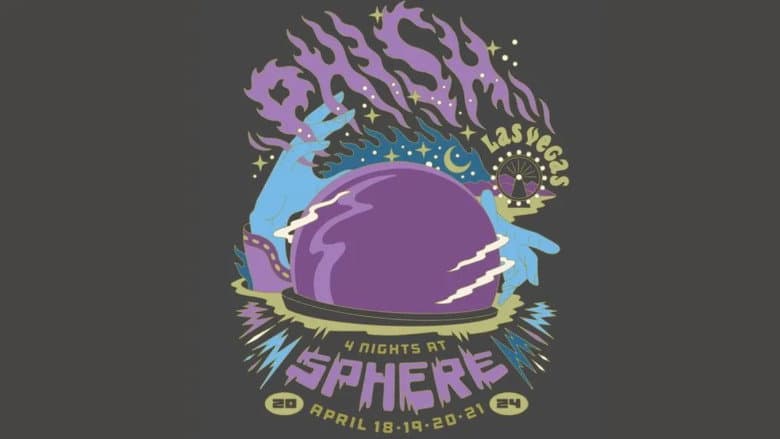 Backdrop from PHISH: 2024-04-18 SPHERE LAS VEGAS, NV