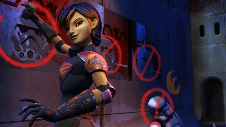 Backdrop from Star Wars: Rebels - Art Attack