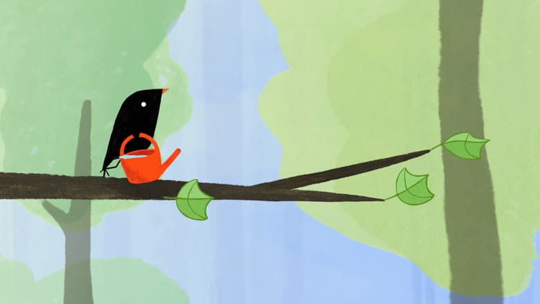 Кадр із фільму «The Little Bird and the Caterpillar»