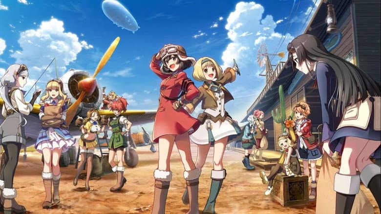 Backdrop from The Magnificent Kotobuki Side Story: Harukaze Squadron in the Sky