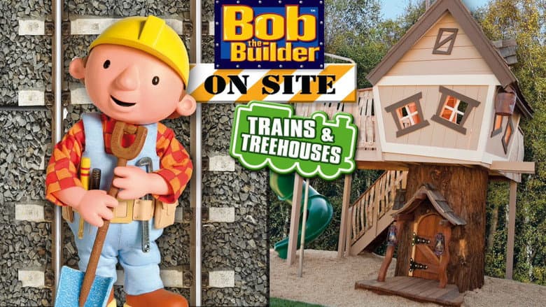 Backdrop from Bob the Builder: On Site - Trains & Treehouses