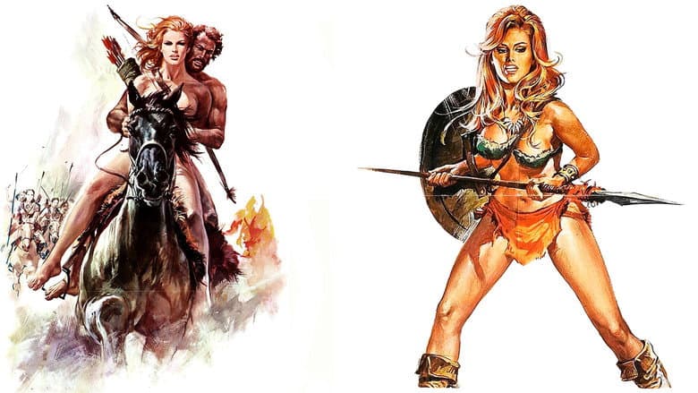 Backdrop from Battle of the Amazons