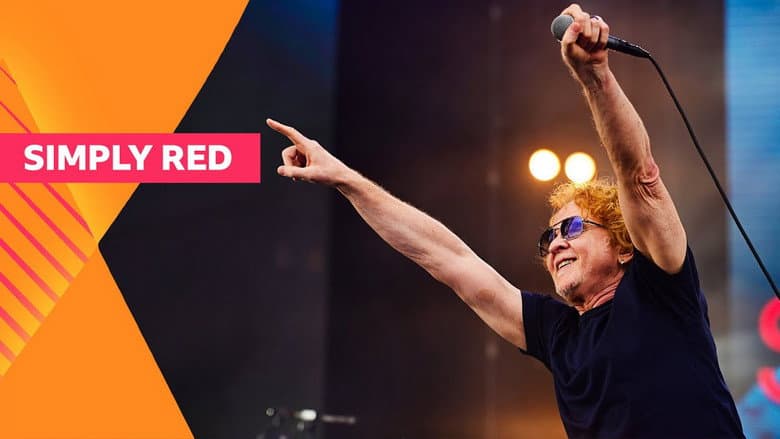 Backdrop from Simply Red - Radio 2 in the Park