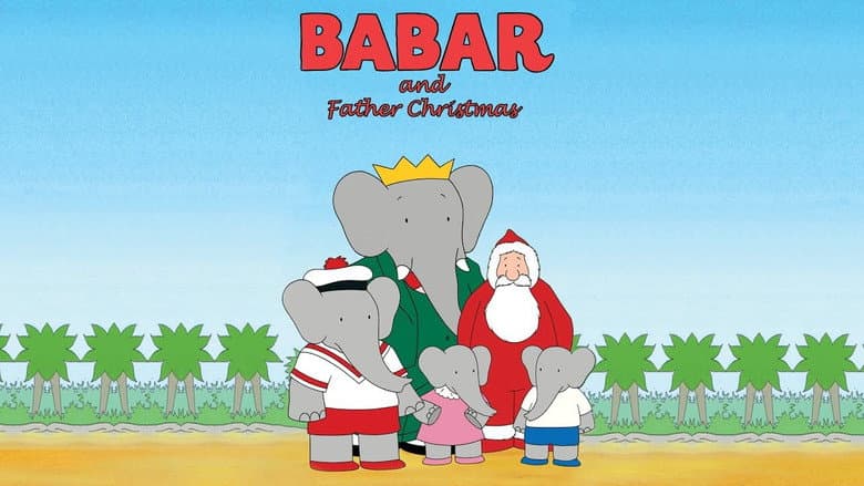 Backdrop from Babar and Father Christmas