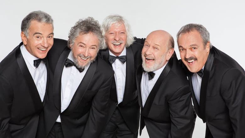 Backdrop from Aquí Les Luthiers