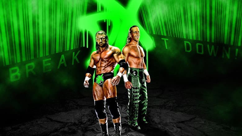 Backdrop from WWE: The New & Improved DX
