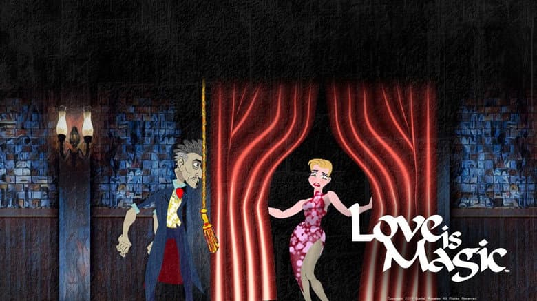Backdrop from Love is Magic