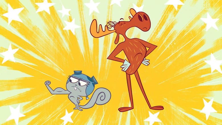 Backdrop from The Adventures of Rocky and Bullwinkle
