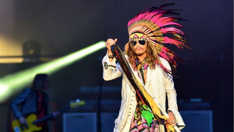 Backdrop from Aerosmith - Rocks Donington 2014