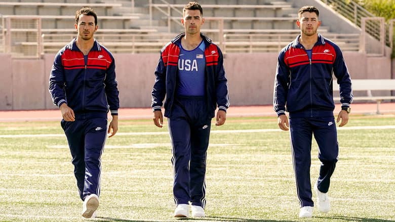 Backdrop from Olympic Dreams Featuring Jonas Brothers