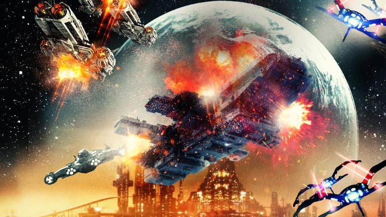 Backdrop from Battle in Space: The Armada Attacks