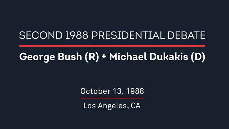 Backdrop from 1988 Second Presidential Debate