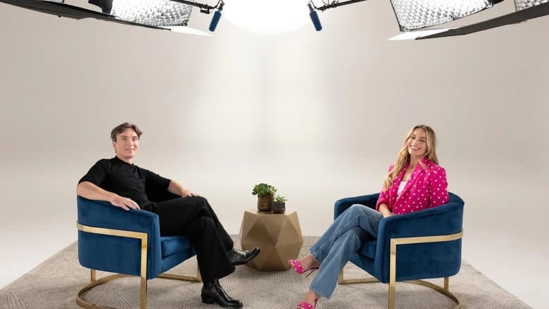 Backdrop from Actors on Actors - Cillian Murphy and Margot Robbie
