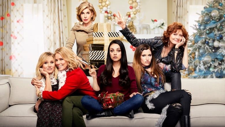 Backdrop from A Bad Moms Christmas