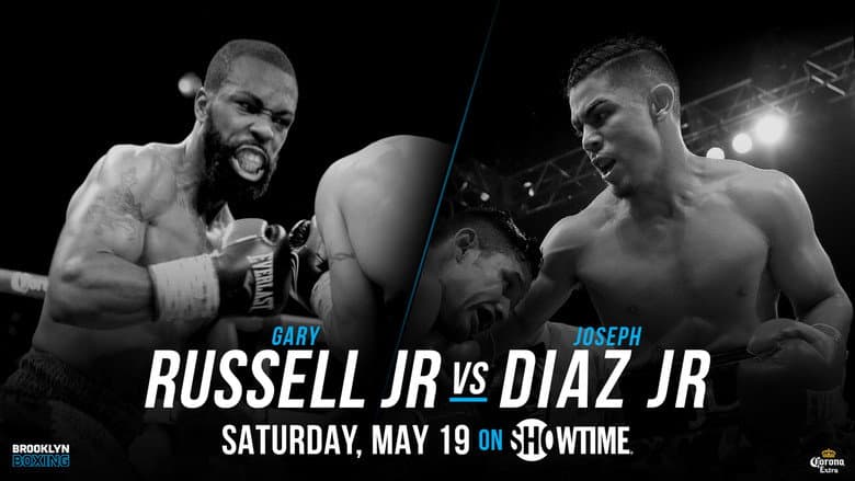 Backdrop from Gary Russell Jr. vs. Joseph Diaz Jr.