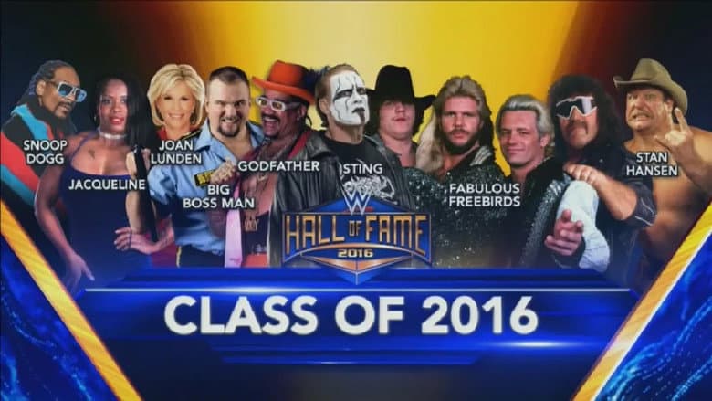 Backdrop from WWE Hall of Fame 2016