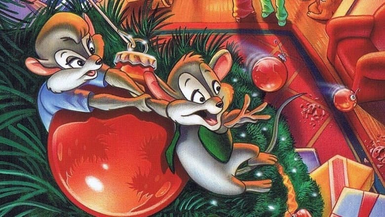 Backdrop from The Night Before Christmas: A Mouse Tale