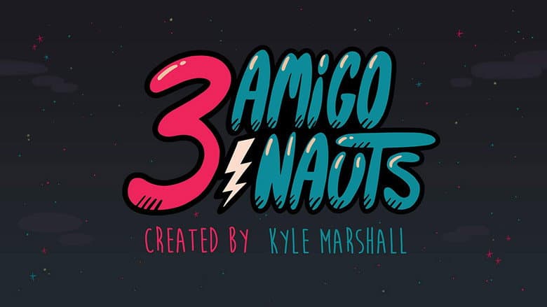 Backdrop from 3 Amigonauts