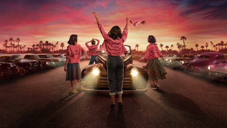 Backdrop from Grease: Rise of the Pink Ladies