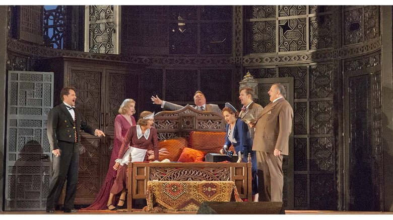 Backdrop from The Metropolitan Opera: The Marriage of Figaro