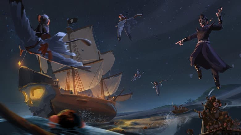 Backdrop from Captain Sabertooth and the Magical Diamond
