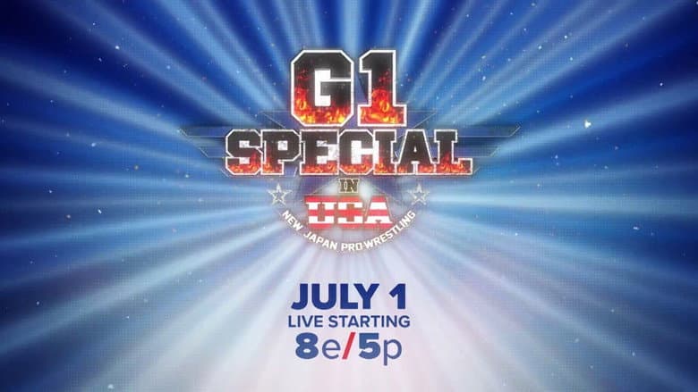 Backdrop from NJPW G1 Special in USA 2017 - Night 2