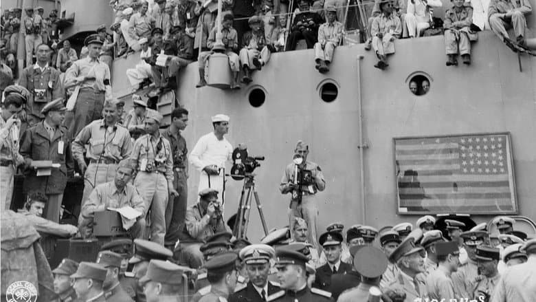 Backdrop from Surrender on the USS Missouri