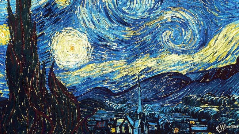 Backdrop from Vincent van Gogh Superstar
