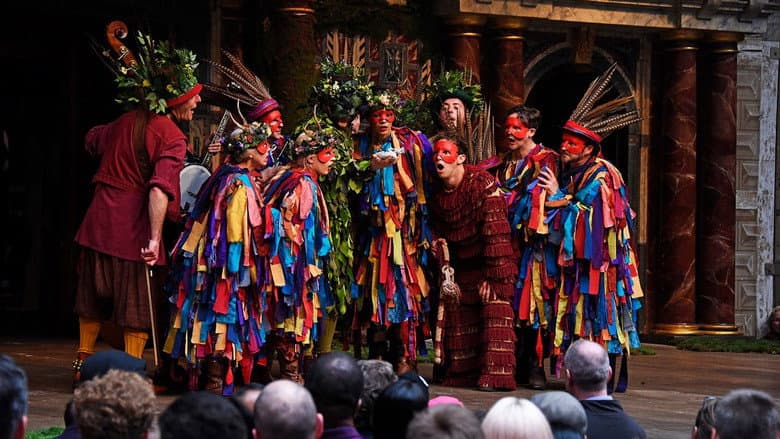 Backdrop from The Two Noble Kinsmen - Live at Shakespeare's Globe