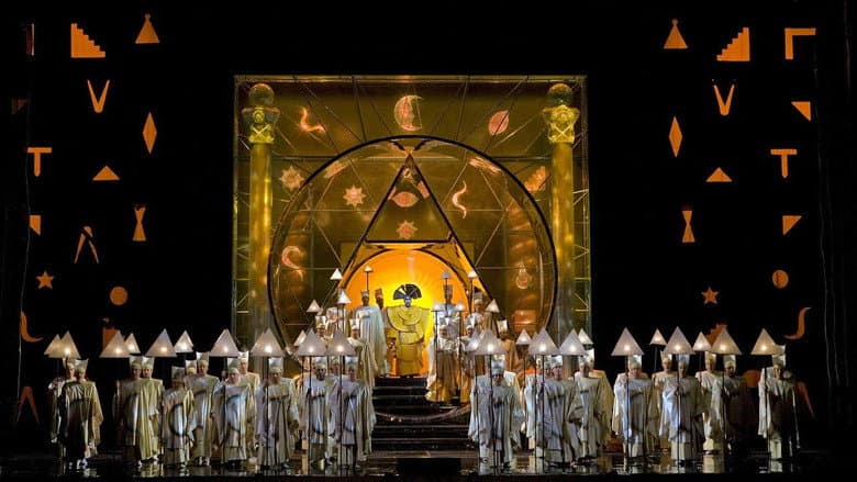 Backdrop from The Metropolitan Opera: Die Zauberflöte