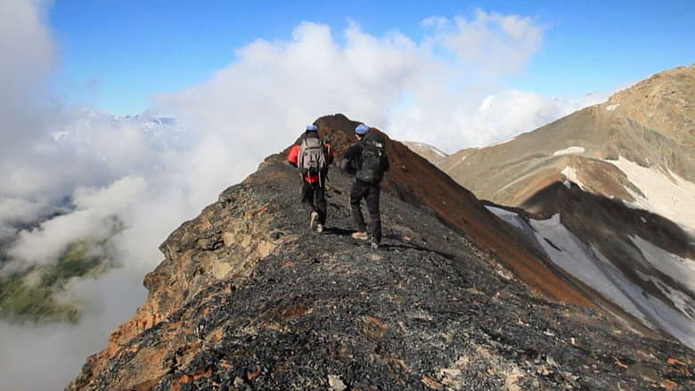 Backdrop from On the Trails of Glaciers: Mission to Caucasus