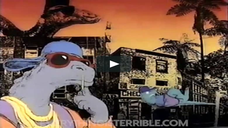Backdrop from Everything Is Terrible! Does the Hip-Hop Vol. 1: Gettin' A Bad Rap!