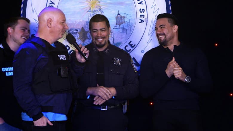 Backdrop from Jeff Ross Roasts Cops