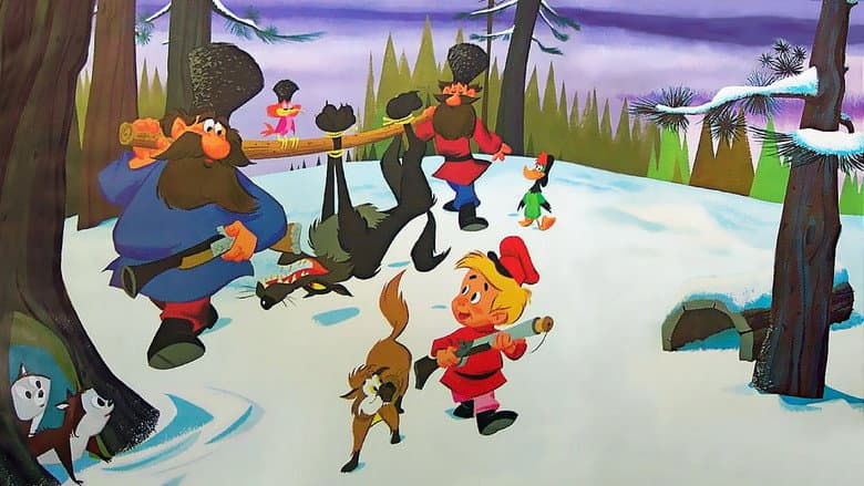 Backdrop from Peter and the Wolf