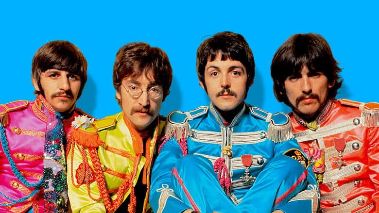 Backdrop from The Beatles: The Making of Sgt. Pepper