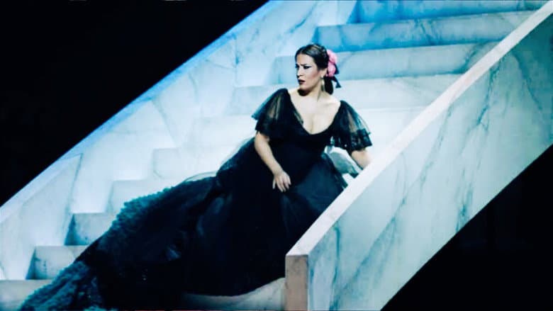 Backdrop from La Traviata