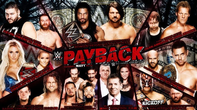 Backdrop from WWE Payback 2016