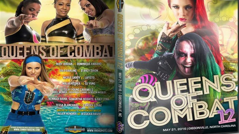 Backdrop from Queens Of Combat QOC 12