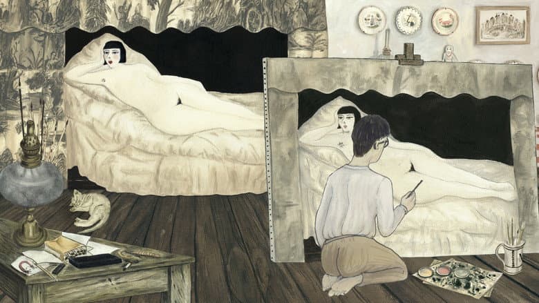 Backdrop from Kiki of Montparnasse