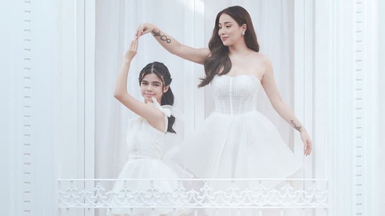 Backdrop from Wedding Dress