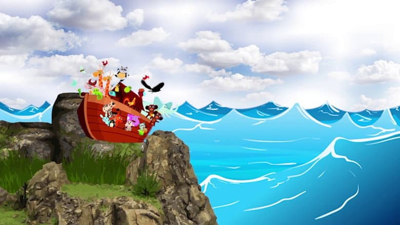 Backdrop from Stowaways on the Ark