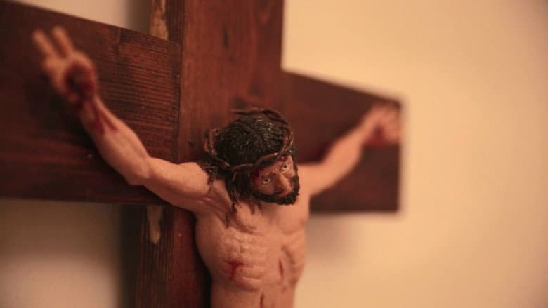 Backdrop from Mona and the Stations of the Cross