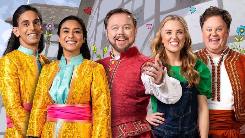 Backdrop from CBeebies Presents: Twelfth Night at Shakespeare's Globe
