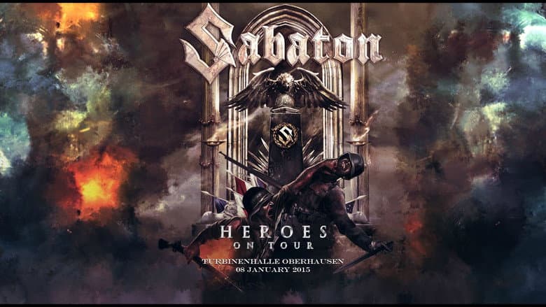 Backdrop from Sabaton - Heroes on tour