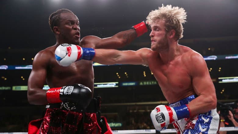 Backdrop from KSI vs. Logan Paul 2