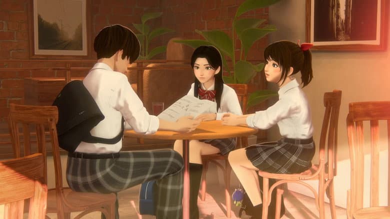 Backdrop from high school girl & the magic notebook